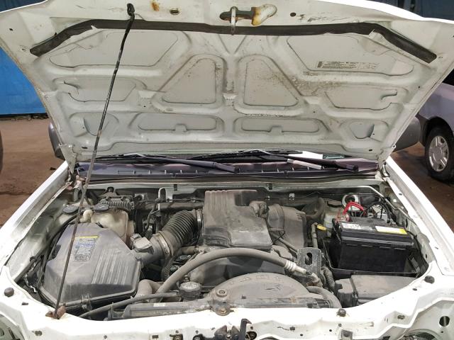 1GCCS148X48141405 - 2004 CHEVROLET COLORADO WHITE photo 7