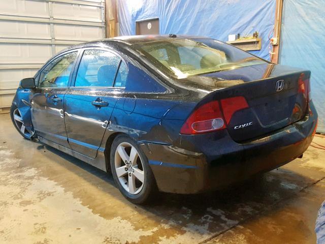 1HGFA16938L032858 - 2008 HONDA CIVIC EXL 黑色 照片 3