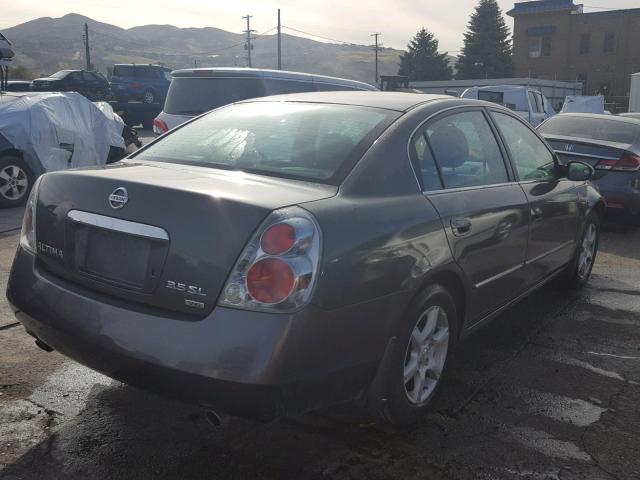 1N4BL11E45N468832 - 2005 NISSAN ALTIMA SE GRAY photo 4