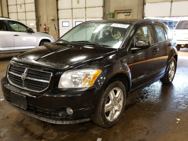 1B3HB48B57D152614 - 2007 DODGE CALIBER SX BLACK photo 2