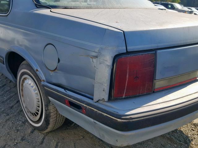 2G3AJ14R8L2306835 - 1990 OLDSMOBILE CUTLASS CI BLUE photo 9