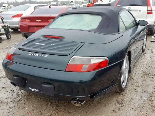 WP0CA2990YS651216 - 2000 PORSCHE 911 CARRER GREEN photo 4