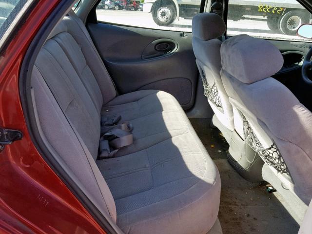 1FALP52U8VA118147 - 1997 FORD TAURUS GL BURGUNDY photo 6