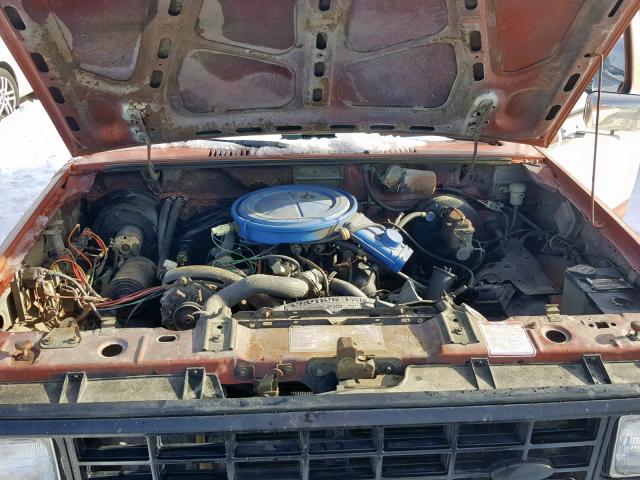 1FTCR11S7EUB57615 - 1984 FORD RANGER TWO TONE photo 7