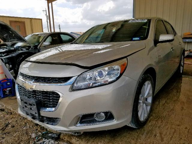1G11H5SL2EF132546 - 2014 CHEVROLET MALIBU LTZ ოქროსფერი ფოტო 2