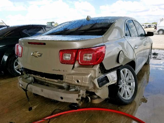 1G11H5SL2EF132546 - 2014 CHEVROLET MALIBU LTZ ოქროსფერი ფოტო 4