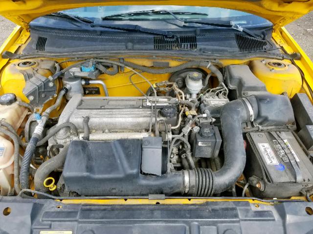 1G1JH12F537266896 - 2003 CHEVROLET CAVALIER L YELLOW photo 7