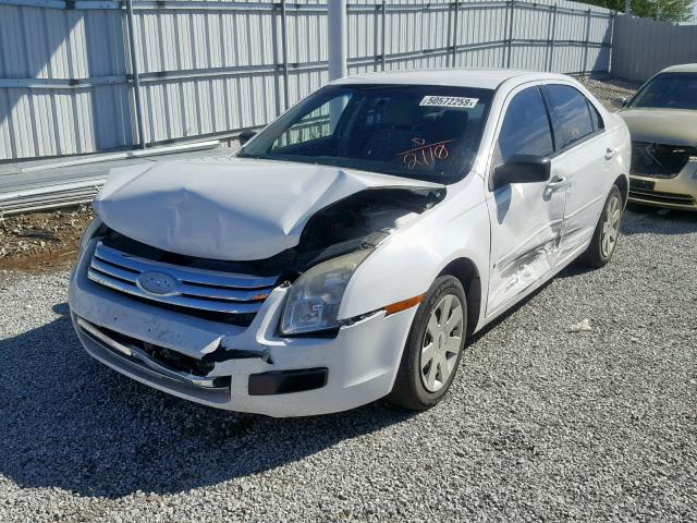 3FAHP06Z07R112110 - 2007 FORD FUSION S WHITE photo 2