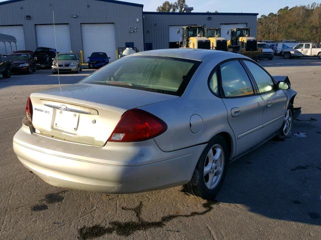 1FAFP55U53A134277 - 2003 FORD TAURUS SES BEIGE photo 4