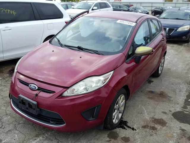 3FADP4EJ3BM108575 - 2011 FORD FIESTA SE RED photo 2