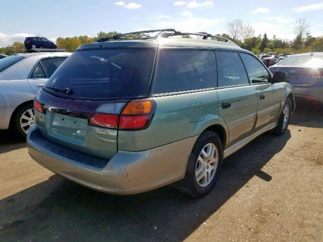 4S3BH675937657767 - 2003 SUBARU LEGACY OUT GRAY photo 4