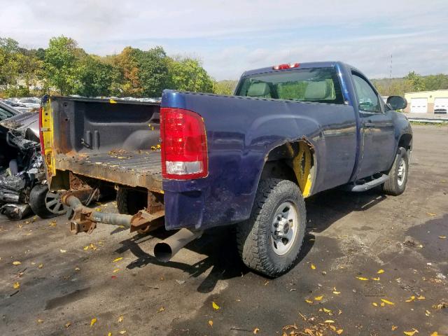 1GTHK34688E149882 - 2008 GMC SIERRA K35 BLUE photo 4