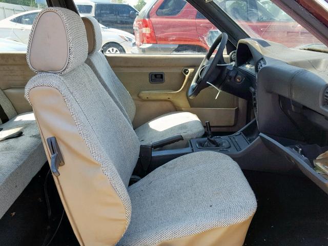 WBAAK7402F8789051 - 1985 BMW 318 I BURGUNDY photo 5