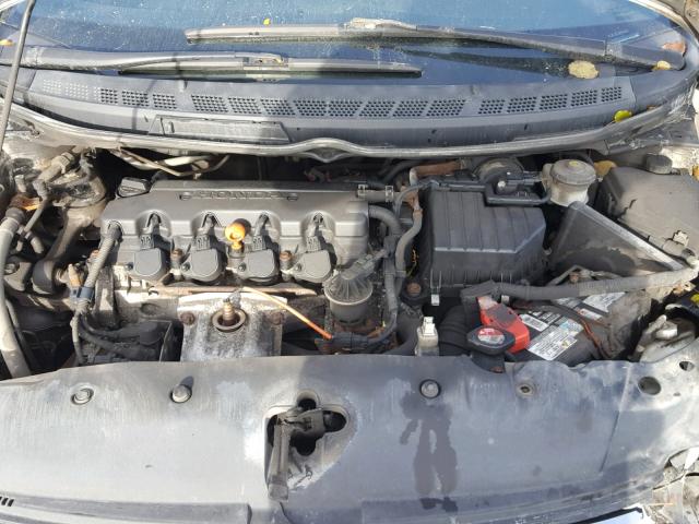 2HGFA1E60AH031970 - 2010 HONDA CIVIC SILVER photo 7