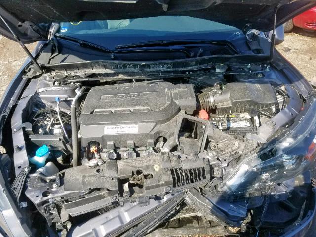 1HGCR3F86FA025863 - 2015 HONDA ACCORD EXL GRAY photo 7