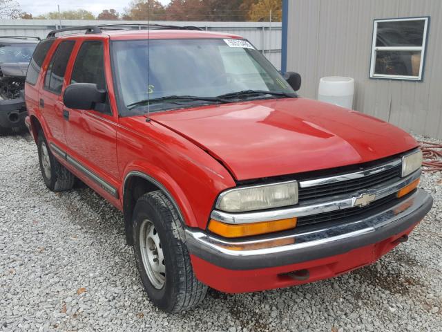 1GNDT13W0X2209789 - 1999 CHEVROLET BLAZER RED photo 1