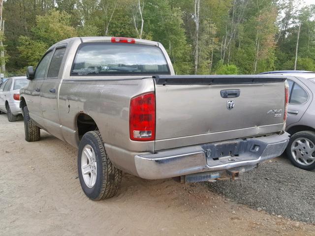 1D7HU18N46S612217 - 2006 DODGE RAM 1500 S TAN photo 3