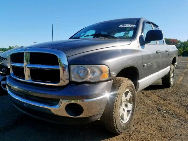 1D7HU18D74J218933 - 2004 DODGE RAM 1500 S GRAY photo 2