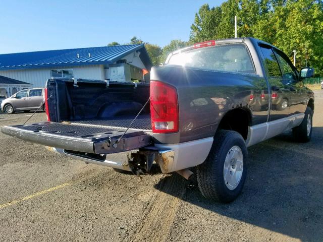 1D7HU18D74J218933 - 2004 DODGE RAM 1500 S GRAY photo 4