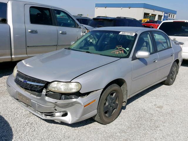 1G1NE52J52M541849 - 2002 CHEVROLET MALIBU LS SILVER photo 2