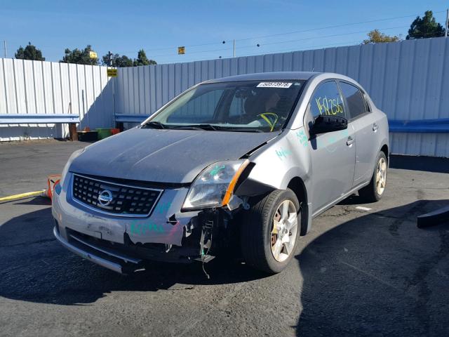 3N1AB61E58L711349 - 2008 NISSAN SENTRA 2.0 SILVER photo 2