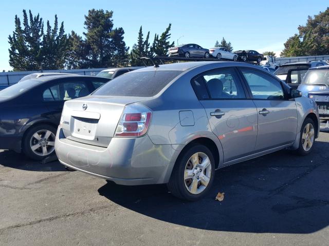 3N1AB61E58L711349 - 2008 NISSAN SENTRA 2.0 SILVER photo 4