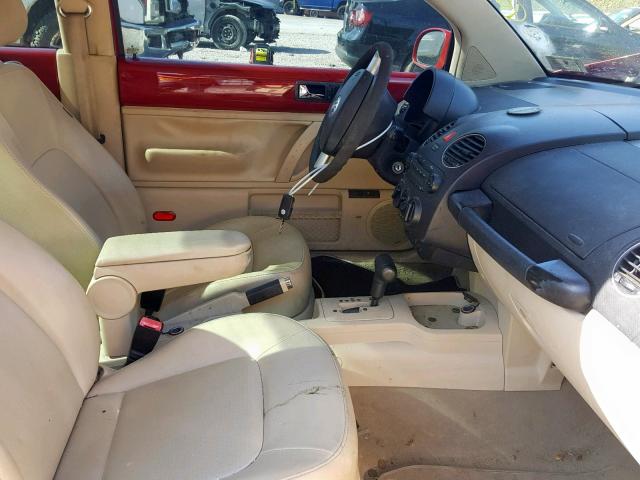 3VWRW31C57M515662 - 2007 VOLKSWAGEN NEW BEETLE 红色 照片 5