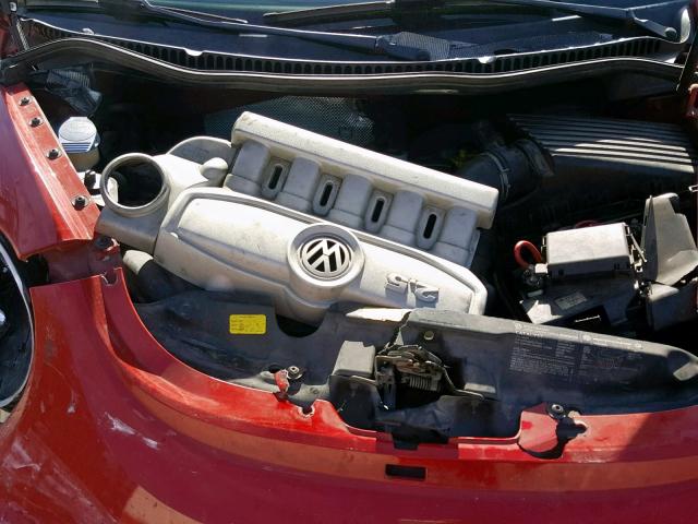 3VWRW31C57M515662 - 2007 VOLKSWAGEN NEW BEETLE 红色 照片 7