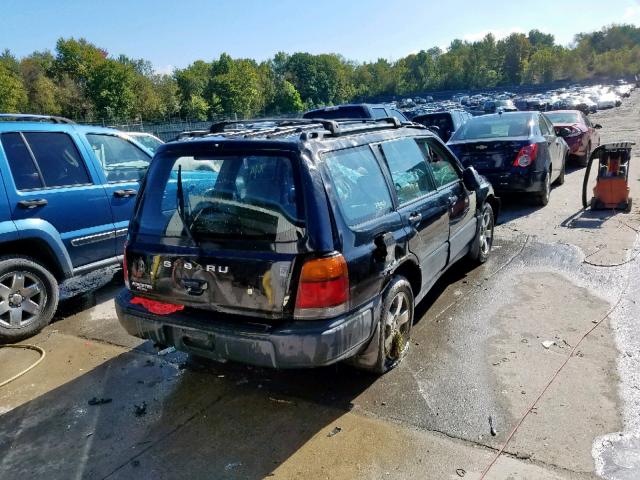 JF1SF6350XH727528 - 1999 SUBARU FORESTER L BLACK photo 4