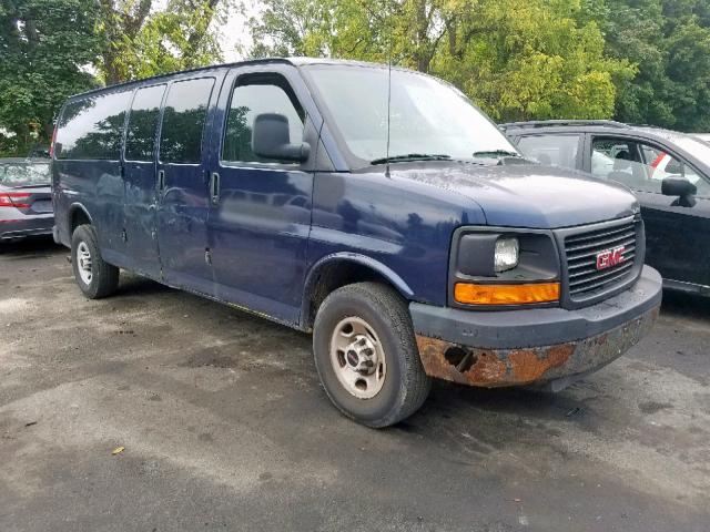 1GJHG39U771235644 - 2007 GMC SAVANA G35 BLUE photo 1