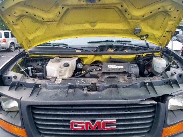 1GJHG39U771235644 - 2007 GMC SAVANA G35 BLUE photo 7