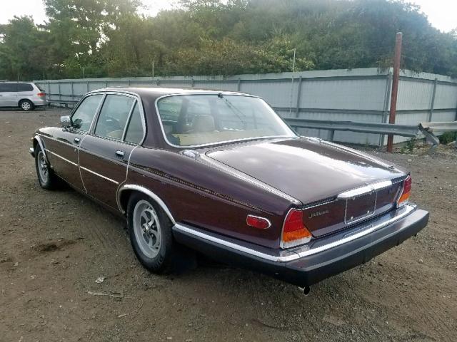 SAJAV1341DC362936 - 1983 JAGUAR XJ6 BURGUNDY photo 3