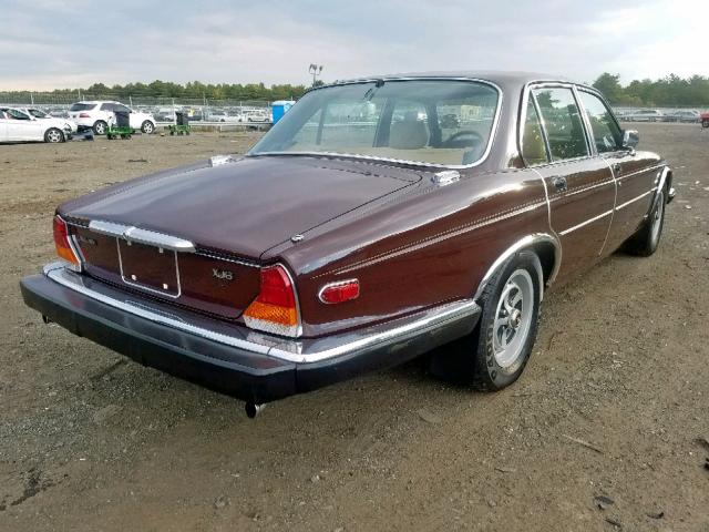 SAJAV1341DC362936 - 1983 JAGUAR XJ6 BURGUNDY photo 4