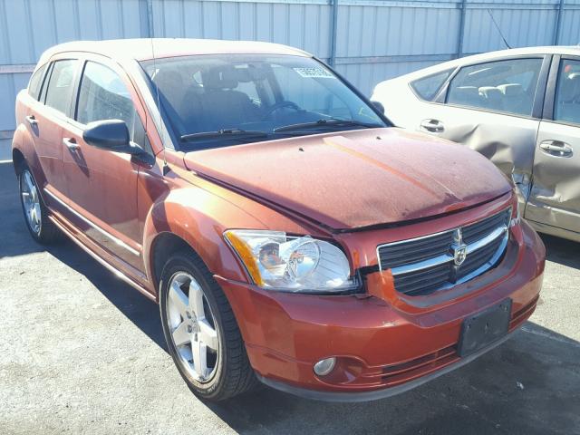 1B3HE78KX7D432831 - 2007 DODGE CALIBER R/ ORANGE photo 1