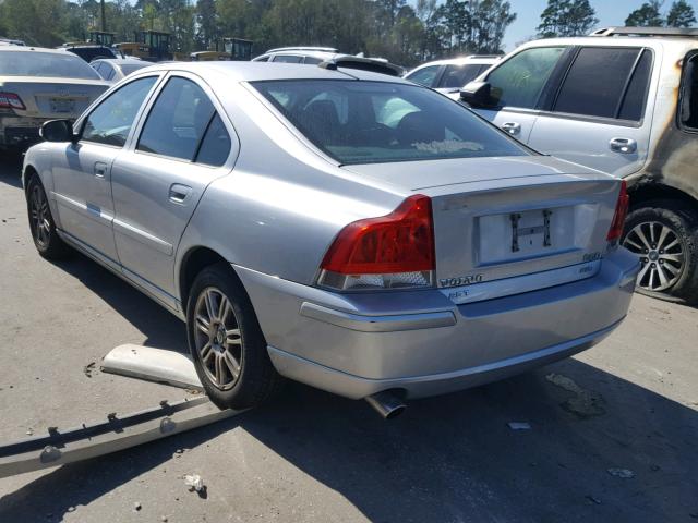 YV1RH592472600322 - 2007 VOLVO S60 2.5T SILVER photo 3