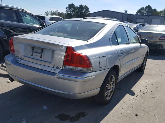 YV1RH592472600322 - 2007 VOLVO S60 2.5T SILVER photo 4