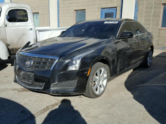 1G6AA5RA7D0134894 - 2013 CADILLAC ATS BLACK photo 2