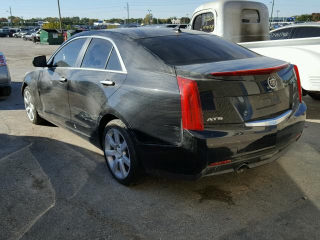 1G6AA5RA7D0134894 - 2013 CADILLAC ATS BLACK photo 3