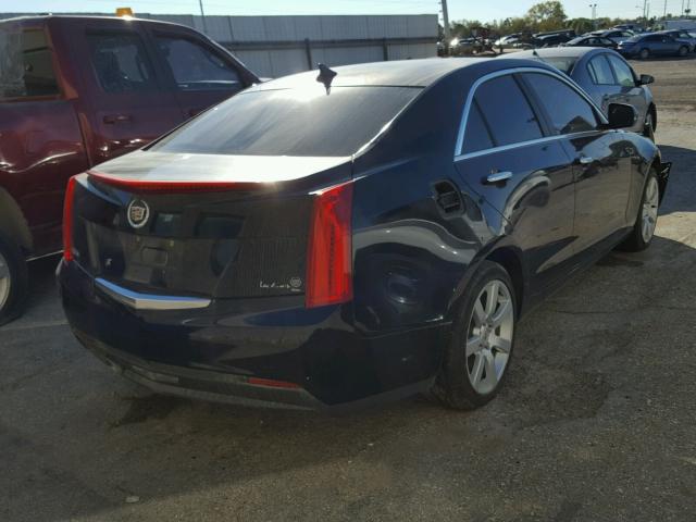 1G6AA5RA7D0134894 - 2013 CADILLAC ATS BLACK photo 4