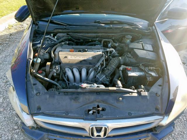 1HGCM56707A106215 - 2007 HONDA ACCORD EX BLUE photo 7