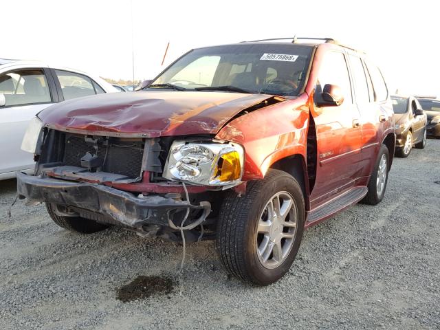 1GKES63M572135723 - 2007 GMC ENVOY DENA RED photo 2