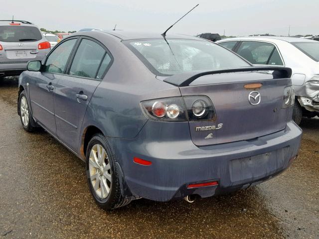 JM1BK32F371660401 - 2007 MAZDA 3 I GRAY photo 3