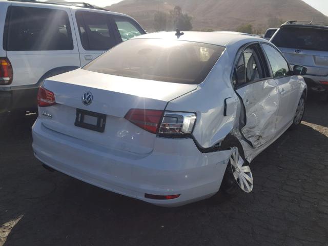3VW2K7AJ1FM422171 - 2015 VOLKSWAGEN JETTA BASE Սպիտակ լուսանկար 4