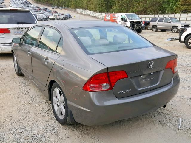 2HGFA16806H521350 - 2006 HONDA CIVIC EX GRAY photo 3