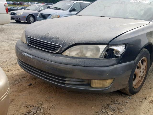 JT8BF22G5V0046300 - 1997 LEXUS ES 300 BLACK photo 9