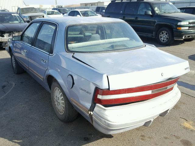 1G4AG55M4S6487160 - 1995 BUICK CENTURY SP BLUE photo 3