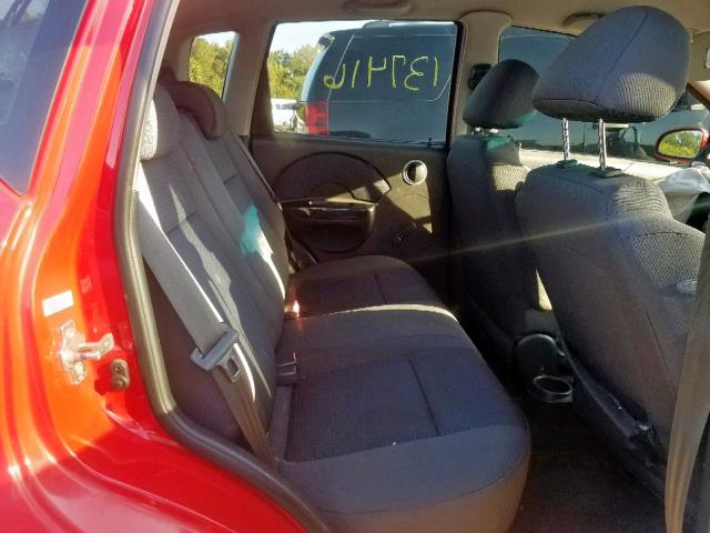 KL1TD66628B280897 - 2008 CHEVROLET AVEO BASE Qırmızı foto 6