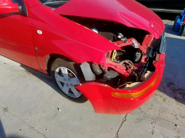 KL1TD66628B280897 - 2008 CHEVROLET AVEO BASE Qırmızı foto 9