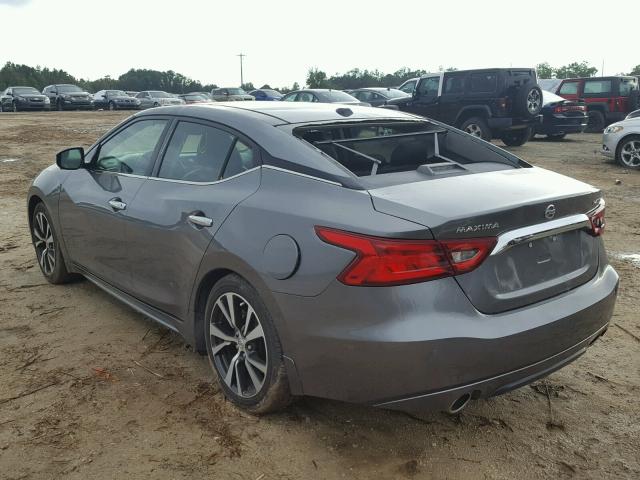 1N4AA6AP8GC387606 - 2016 NISSAN MAXIMA 3.5 GRAY photo 3