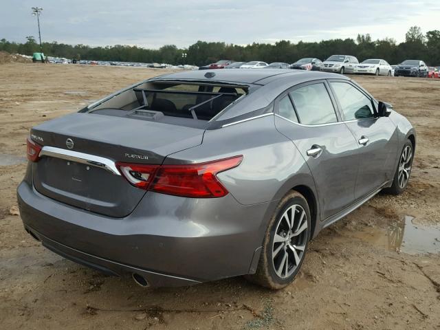 1N4AA6AP8GC387606 - 2016 NISSAN MAXIMA 3.5 GRAY photo 4